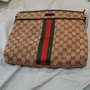 Gucci Canvas Messenger Bag